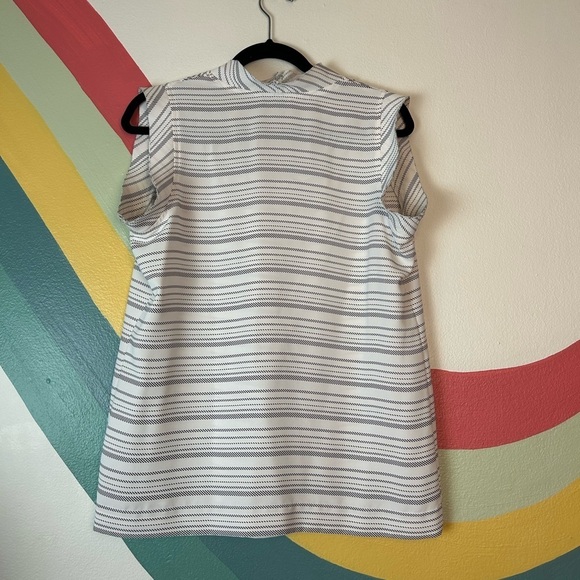 Cabi Madeleine Blouse #236 Black and White Stripe Size Small - Picture 5 of 8